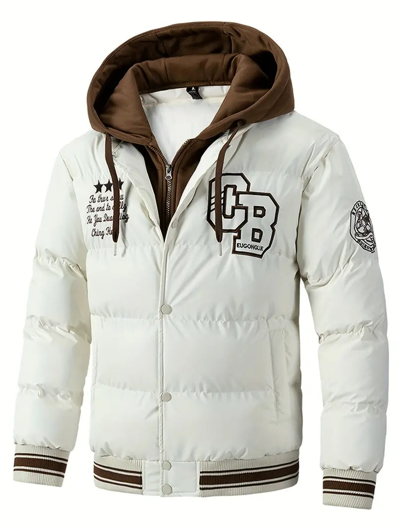 Lässige herrenjacke mit kapuze - Niklas