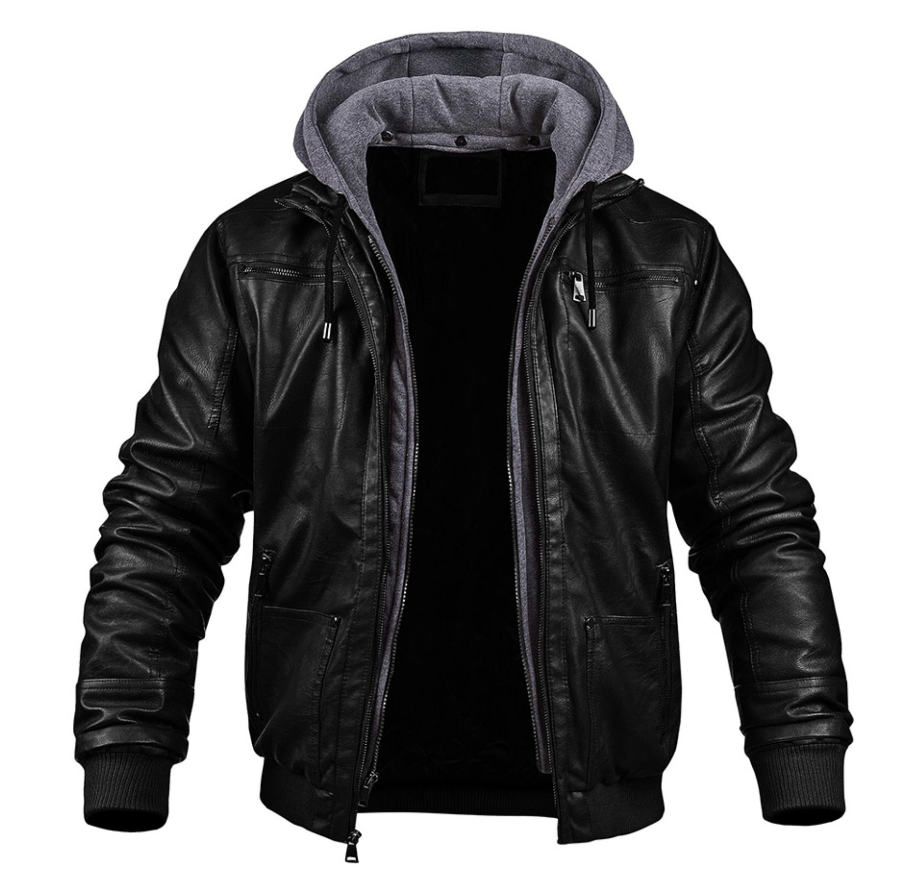 Albert - Stylische Premium  Leder Winterjacke