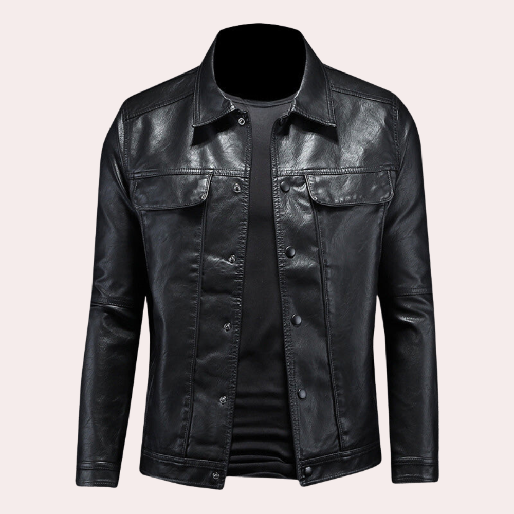 Stylisch - moderne bikerjacke für herren