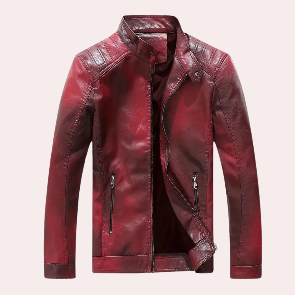 Nathaniel - zeitlose klassische herrenjacke mit stehkragen