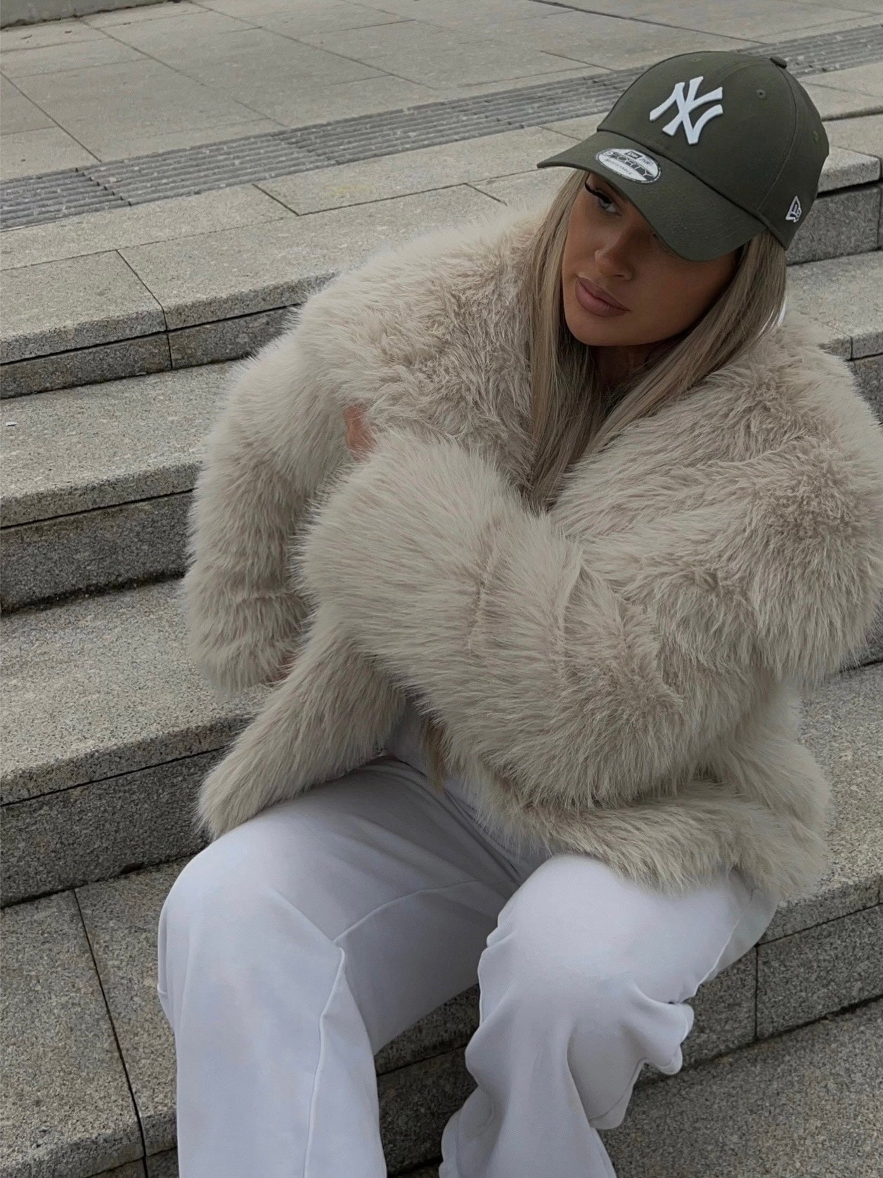 Mia | Eleganter Pelzmantel für Damen