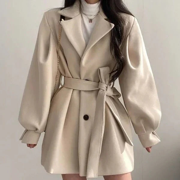 Eleganter, Figurbetonter Damen Mantel
