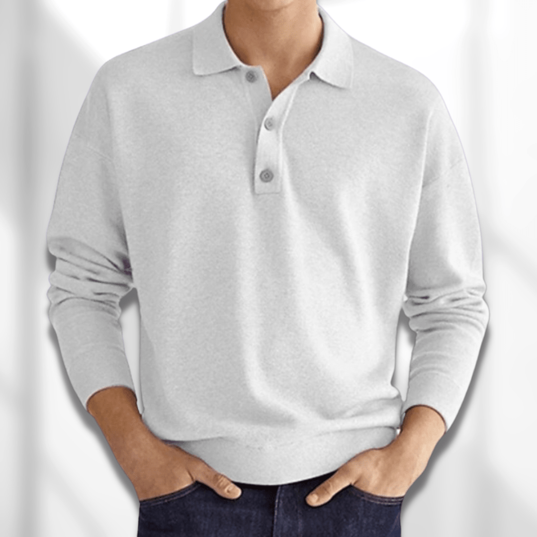 Langarm Poloshirts für Herren