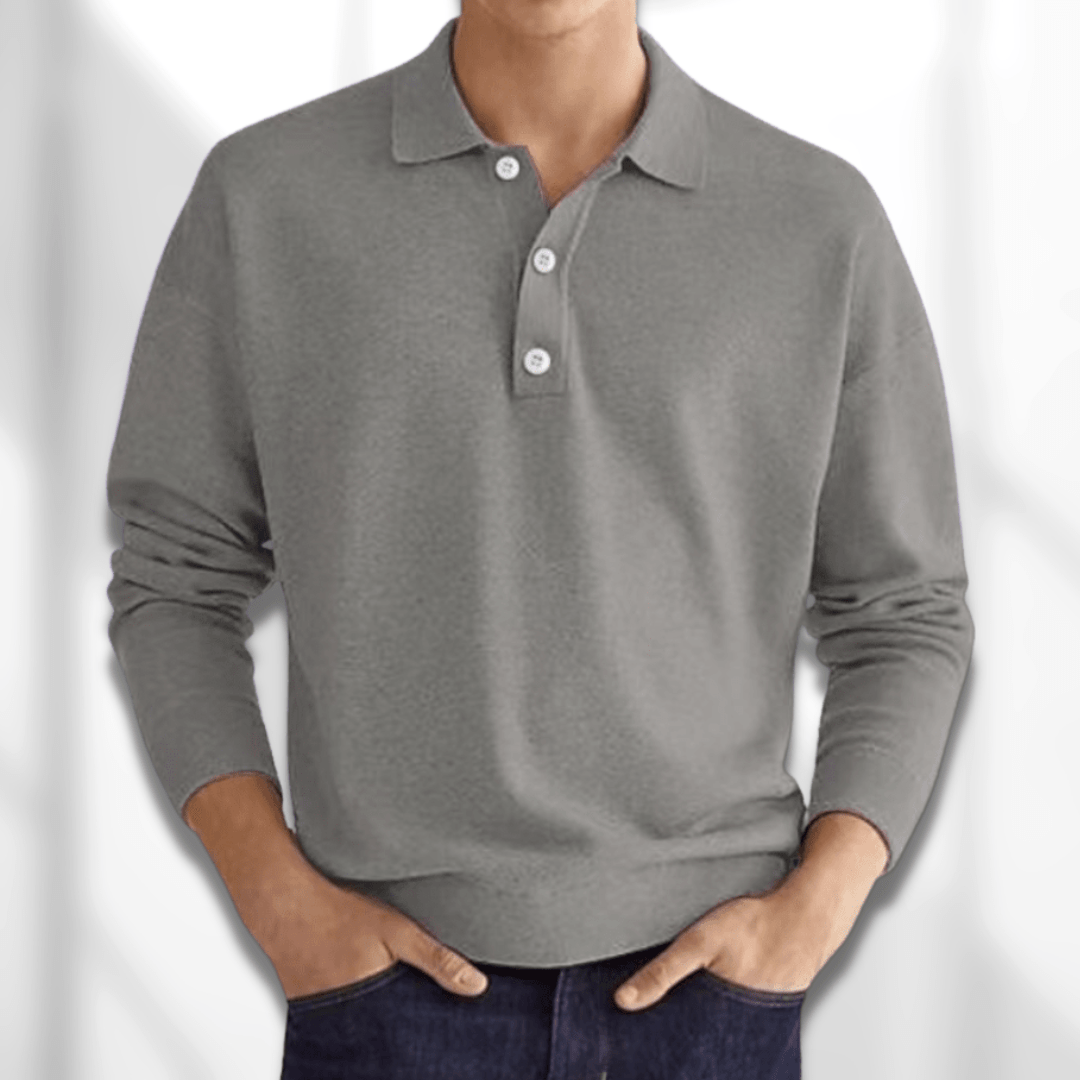 Langarm Poloshirts für Herren