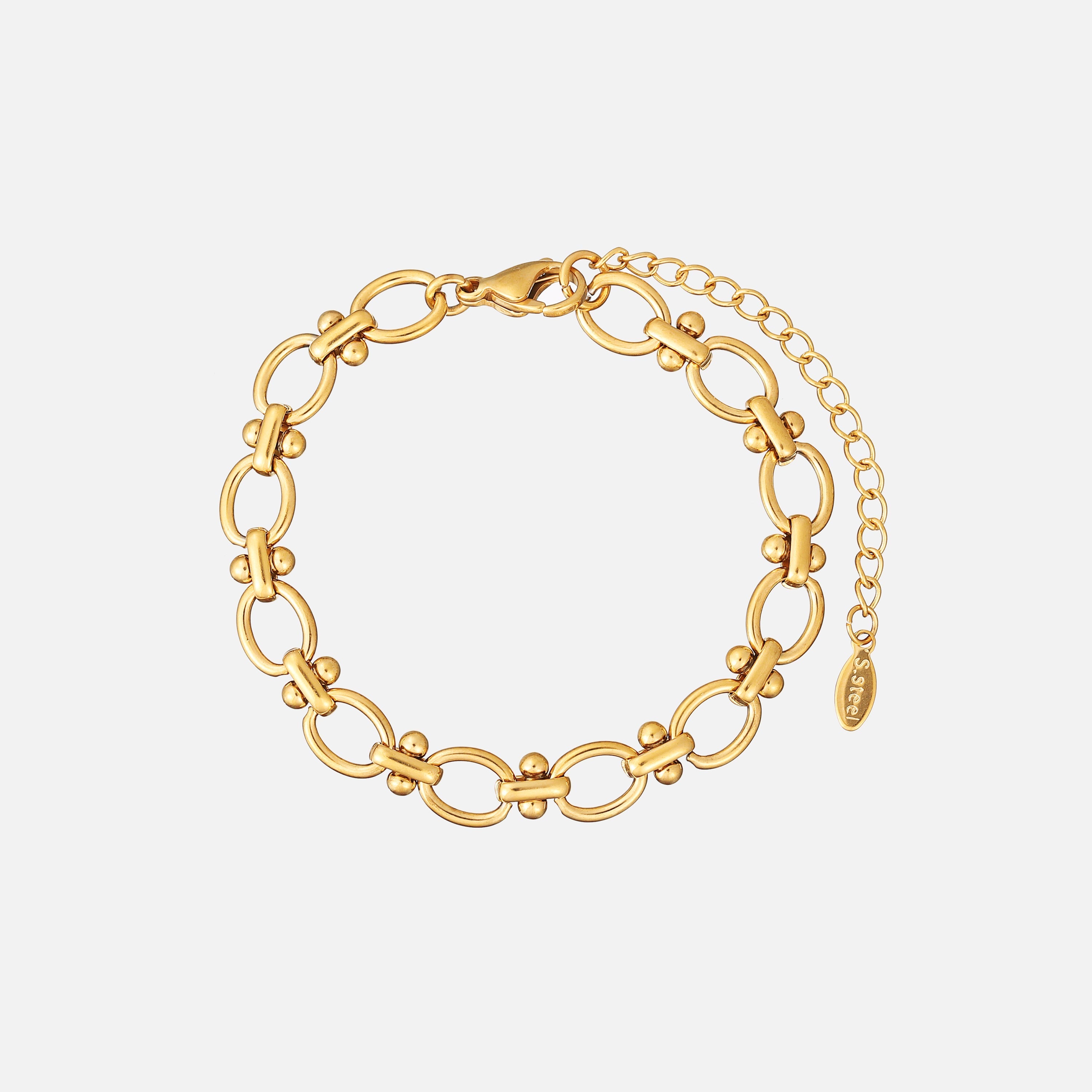 Goldenes Armband mit Perlenakzenten – Elegant & Feminin