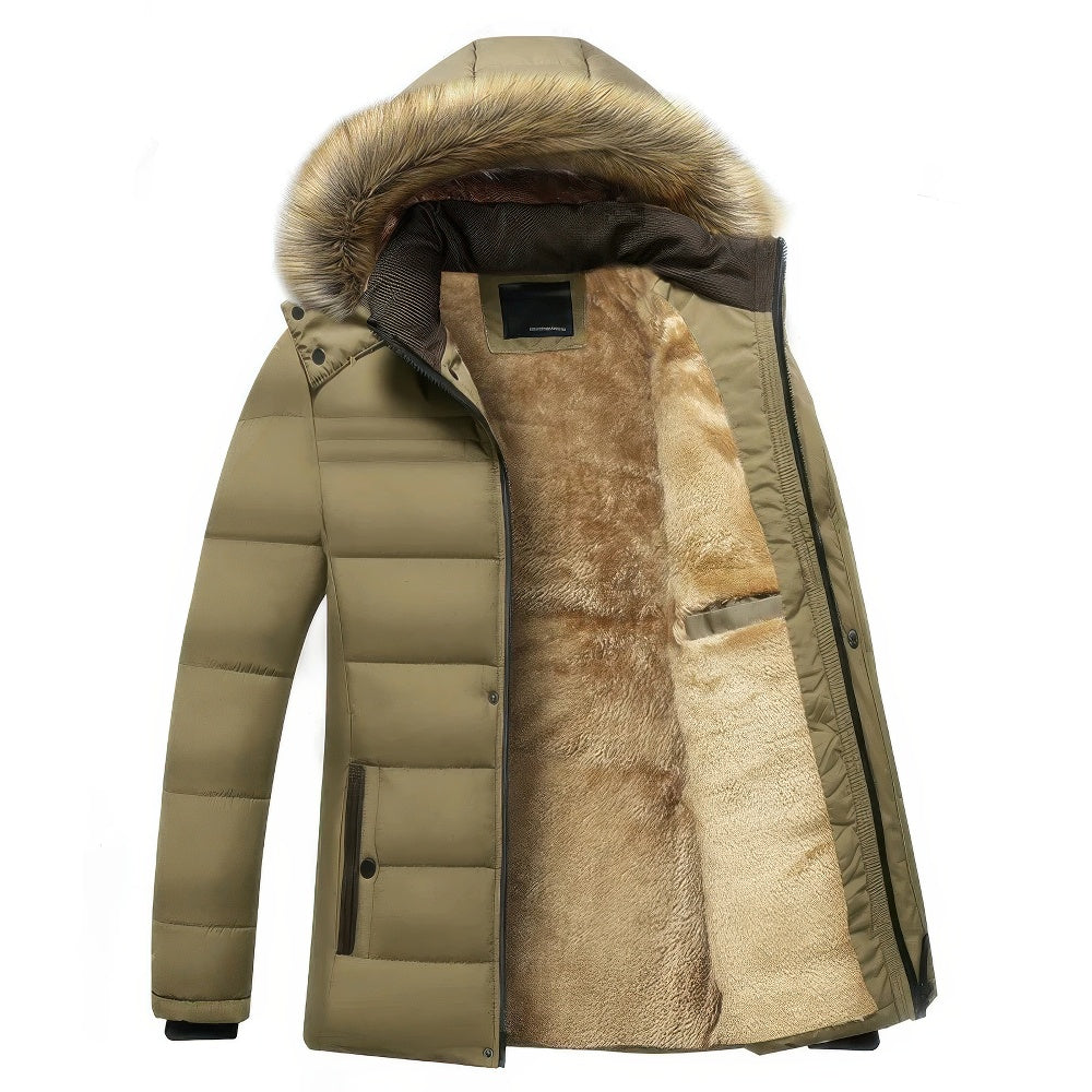 Wasserdichte und atmungsaktive Fleece-Jacke für Herren