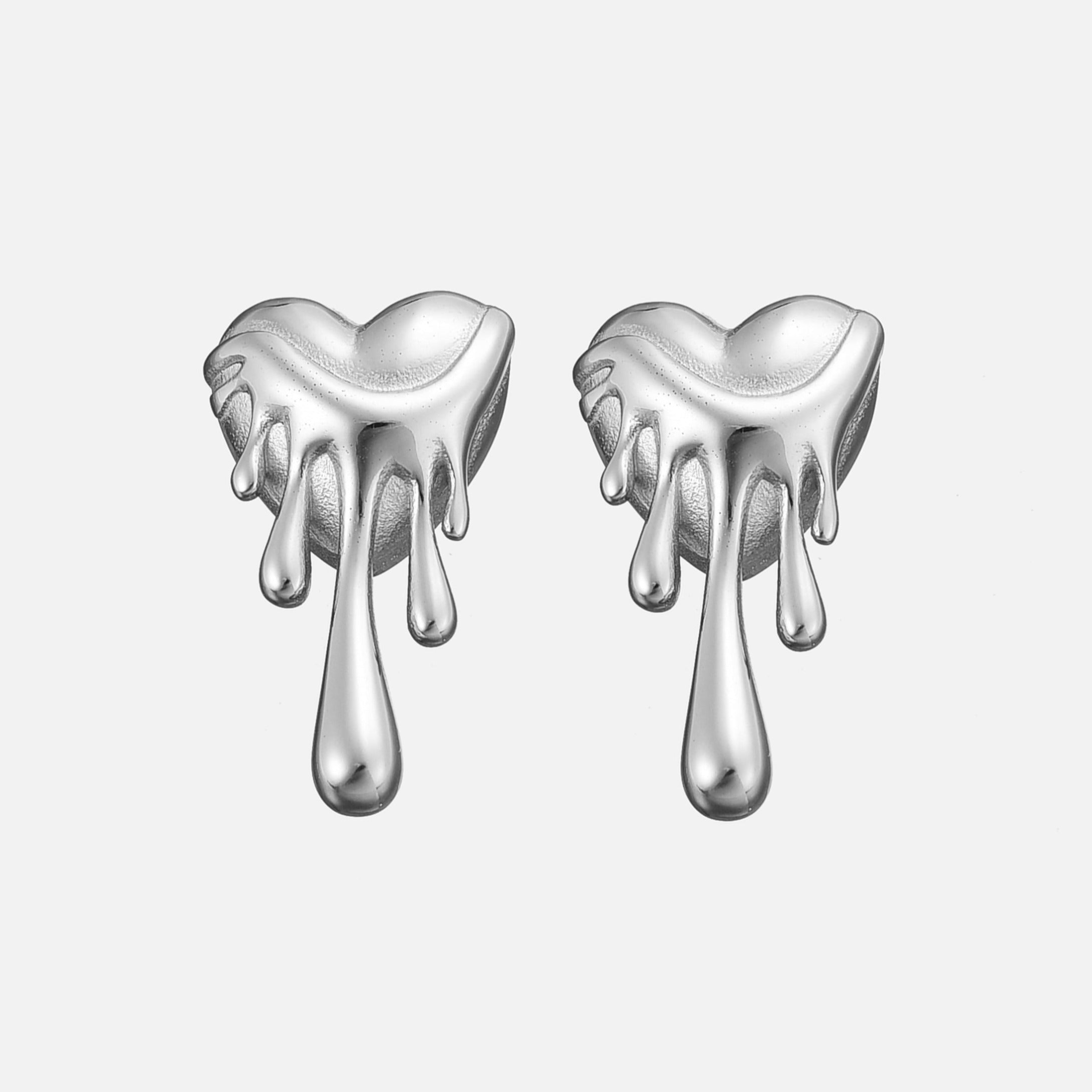 Meltdown Ohrringe aus Gold oder Silber – Hypoallergen & Einzigartiges Design