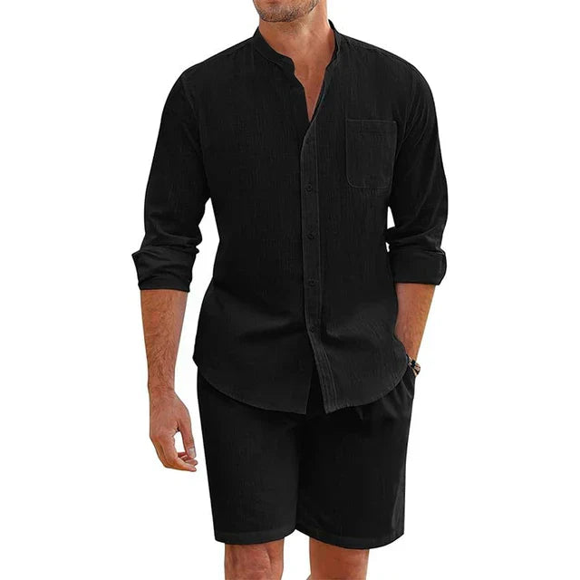 Freizeithemd und Shorts Set für Herren