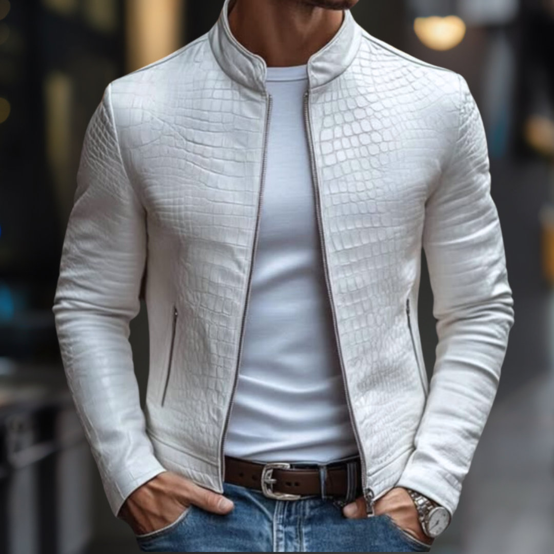 Elegante Jacke mit Piton-Muster für Männer
