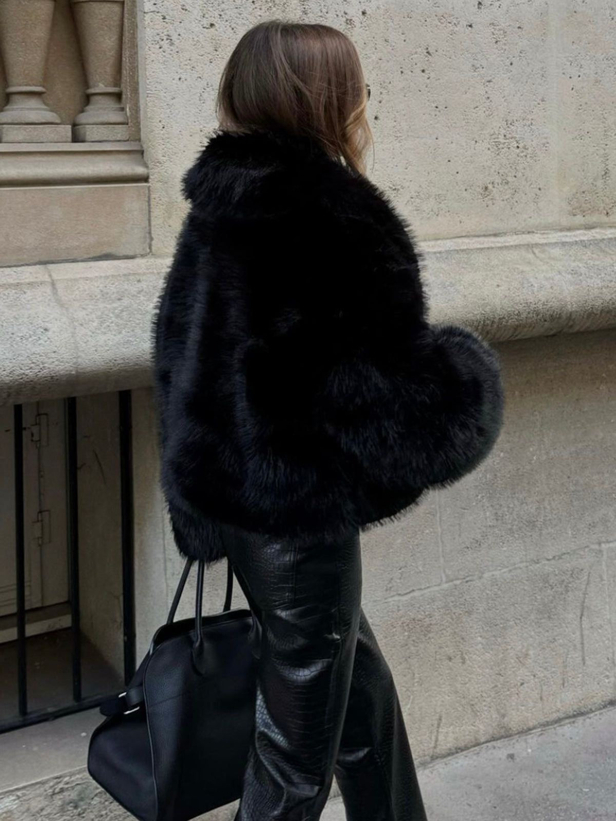 Mia | Eleganter Pelzmantel für Damen