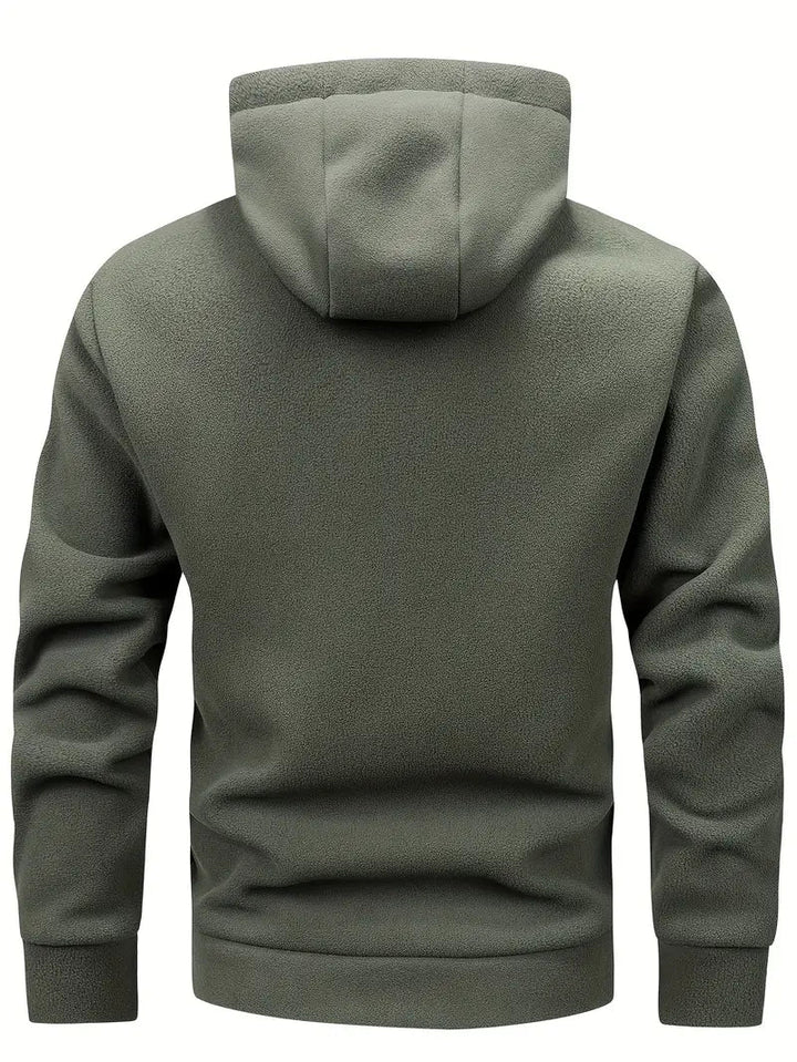 Nik - fleecejacke mit reibverschluss