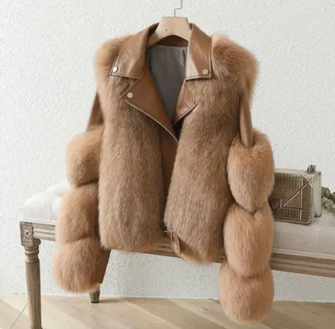 Vienna - Damen Pelz Winterjacke