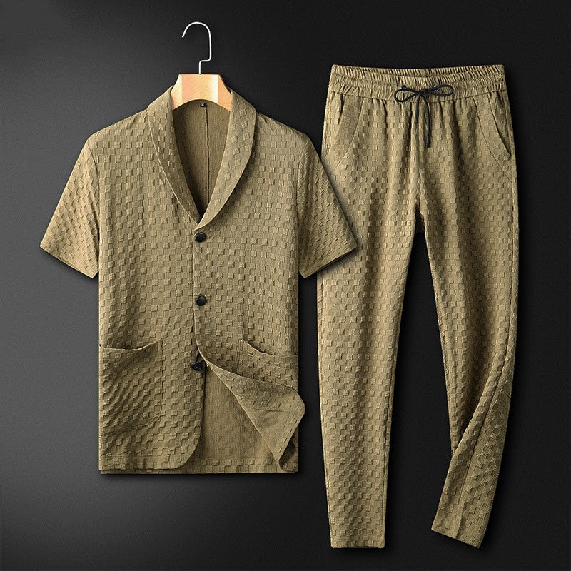 Jude - Herren Vintage Hemd und Hose Set