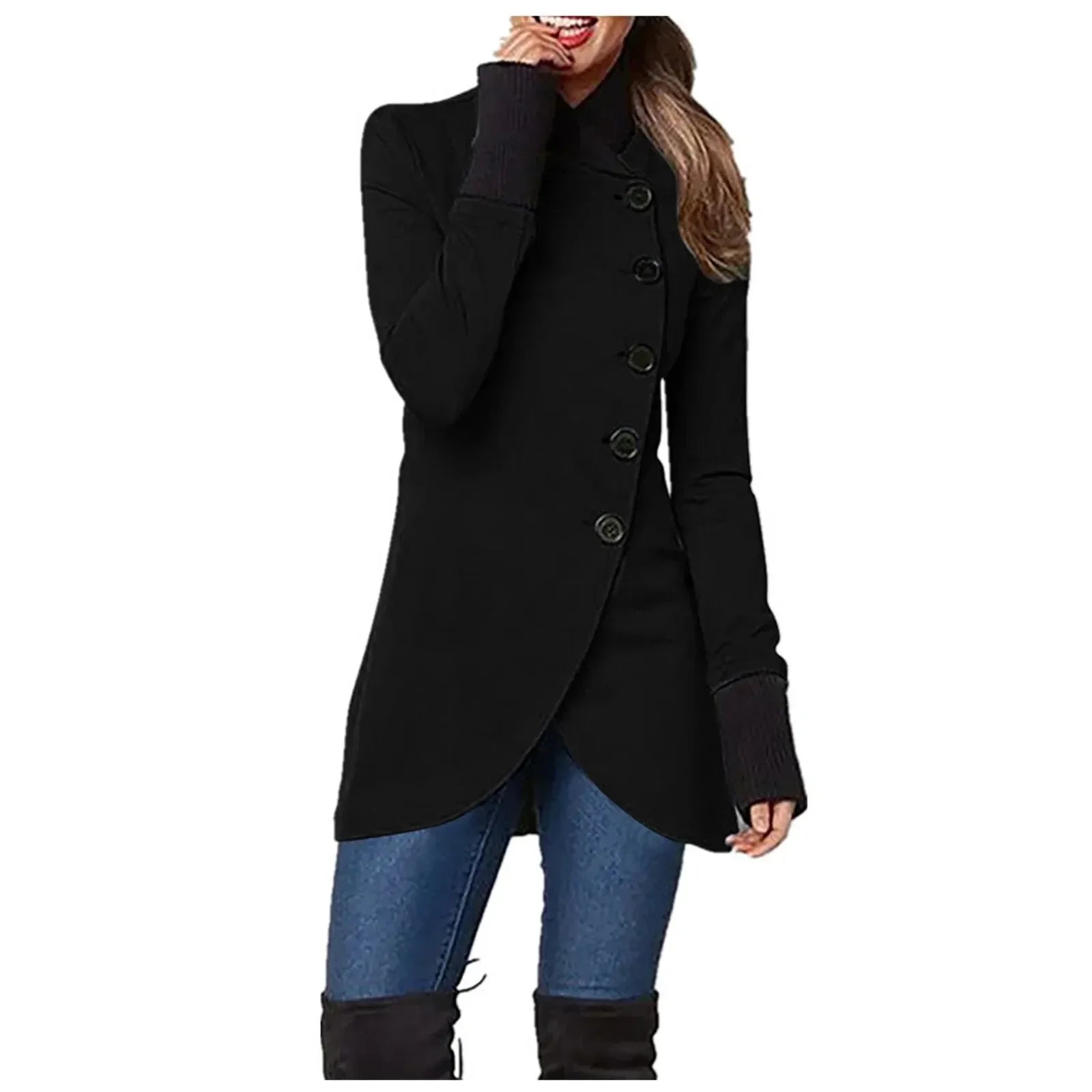 Marisol | Klassische Knopfleiste Damenjacke