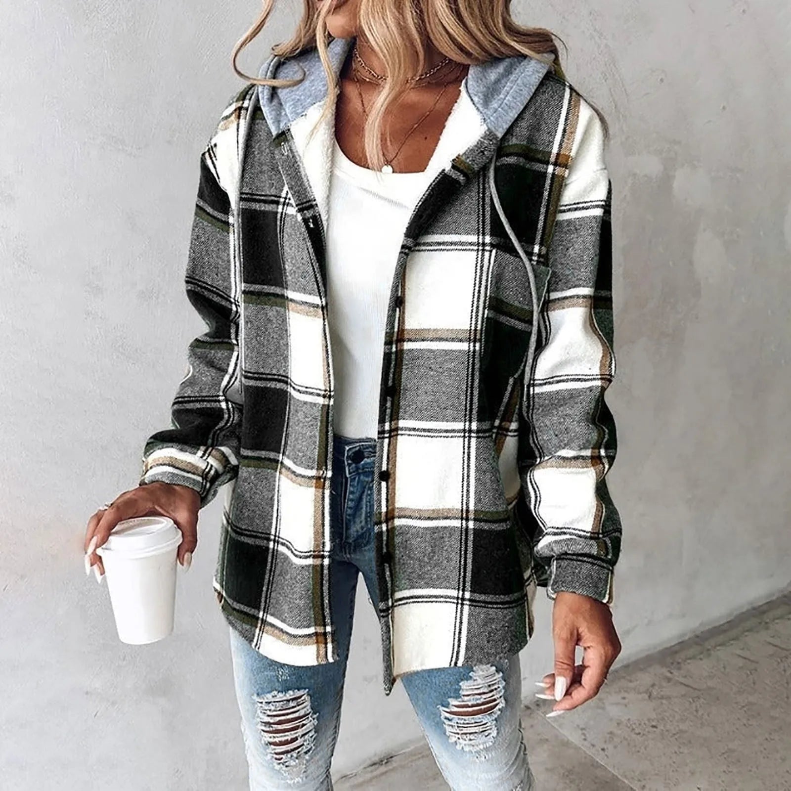 Warme Damen Jacke für den Herbst
