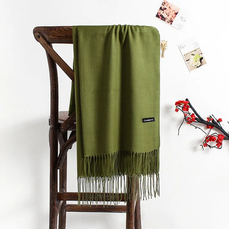 Eleganter Kashmir-Imitat Schal