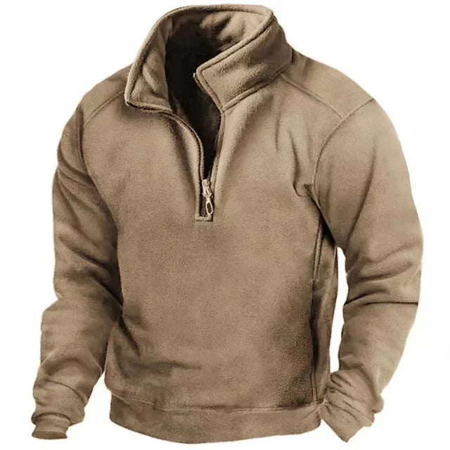 Zp-up Pullover Mit Reißverschluss