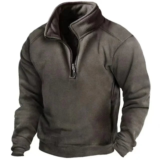 Zp-up Pullover Mit Reißverschluss