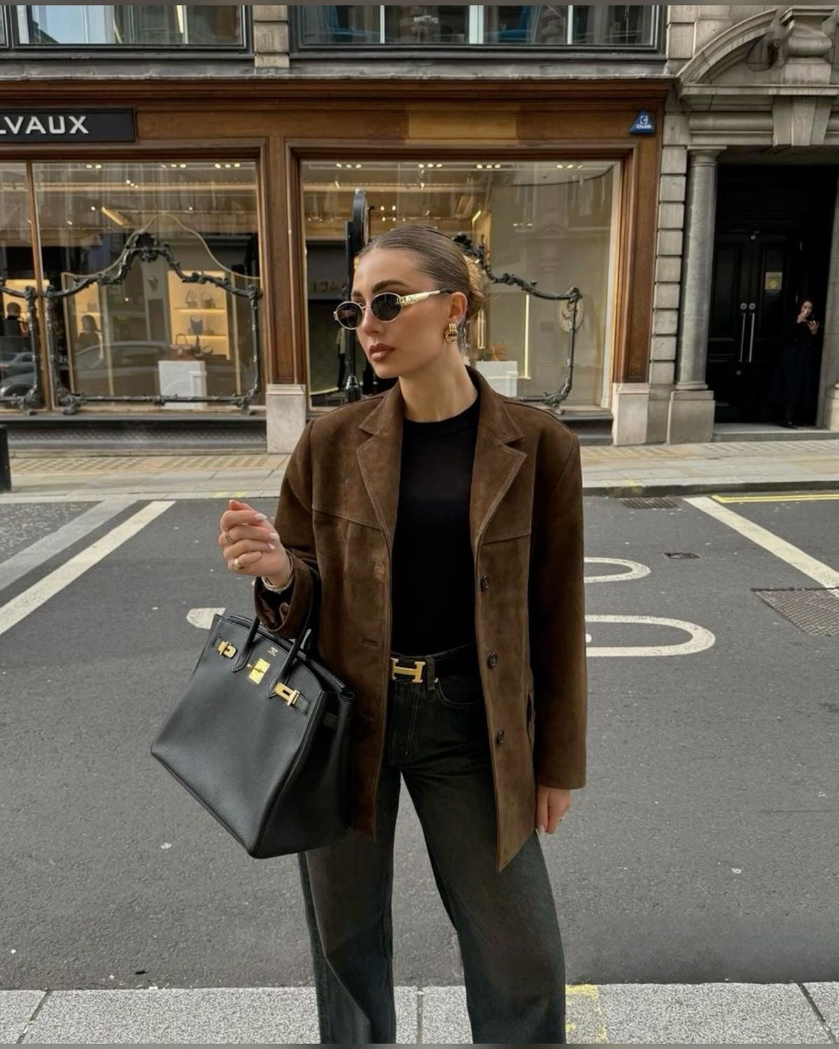 Britta | Eleganter Wildlederblazer für jeden Anlass