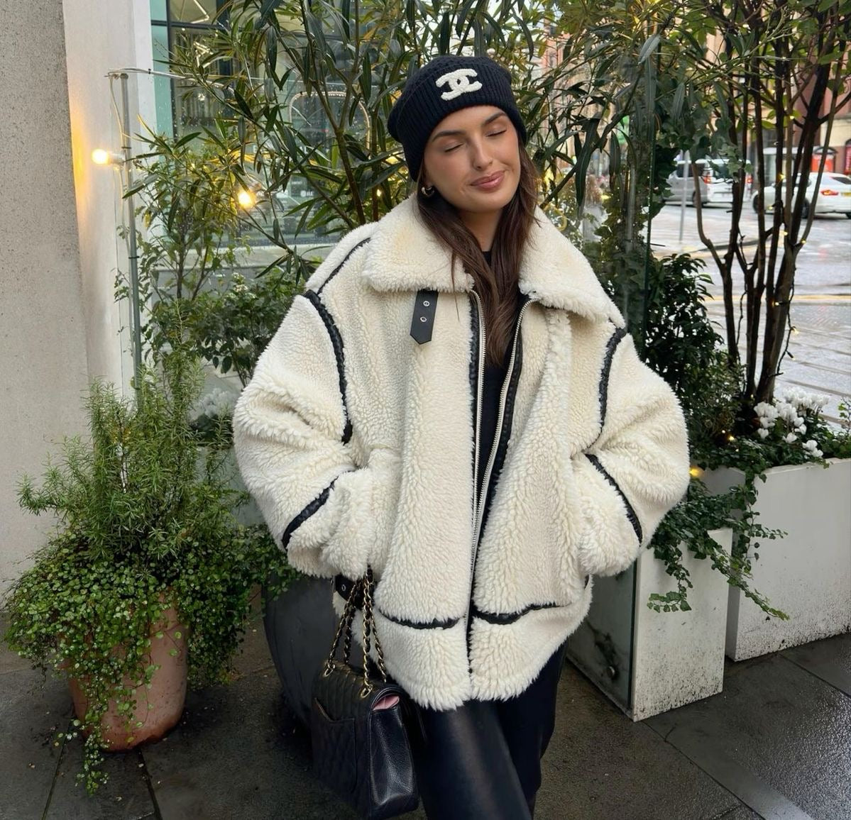 Paula | Kuscheliger Teddymantel für Damen