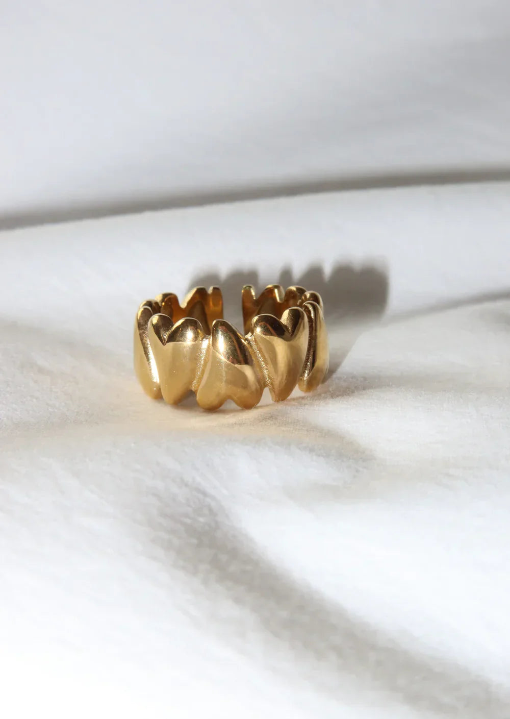 Bonafita Herz-Ring – Eleganz in Edelstahl mit Herzmotiv