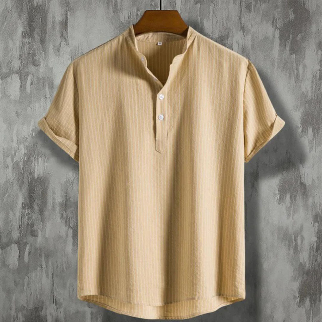 Brandy - Herren Gestreiftes Hemd