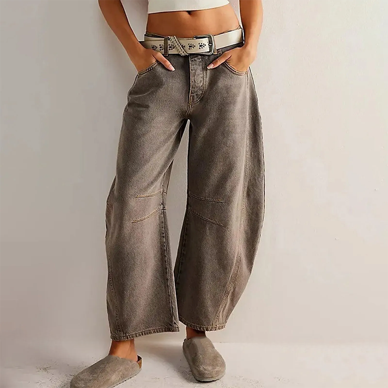 Weite Komfort-Jeans | Baumwollmischung | Lässiger und Bequemer Stil