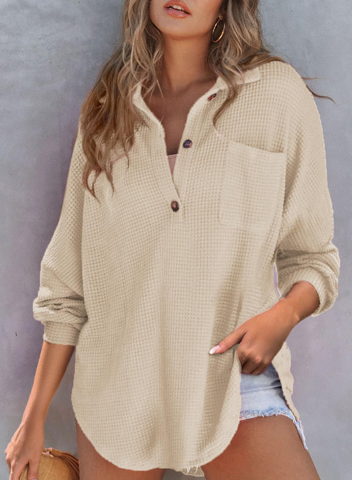 Henna™ - Waffelpullover