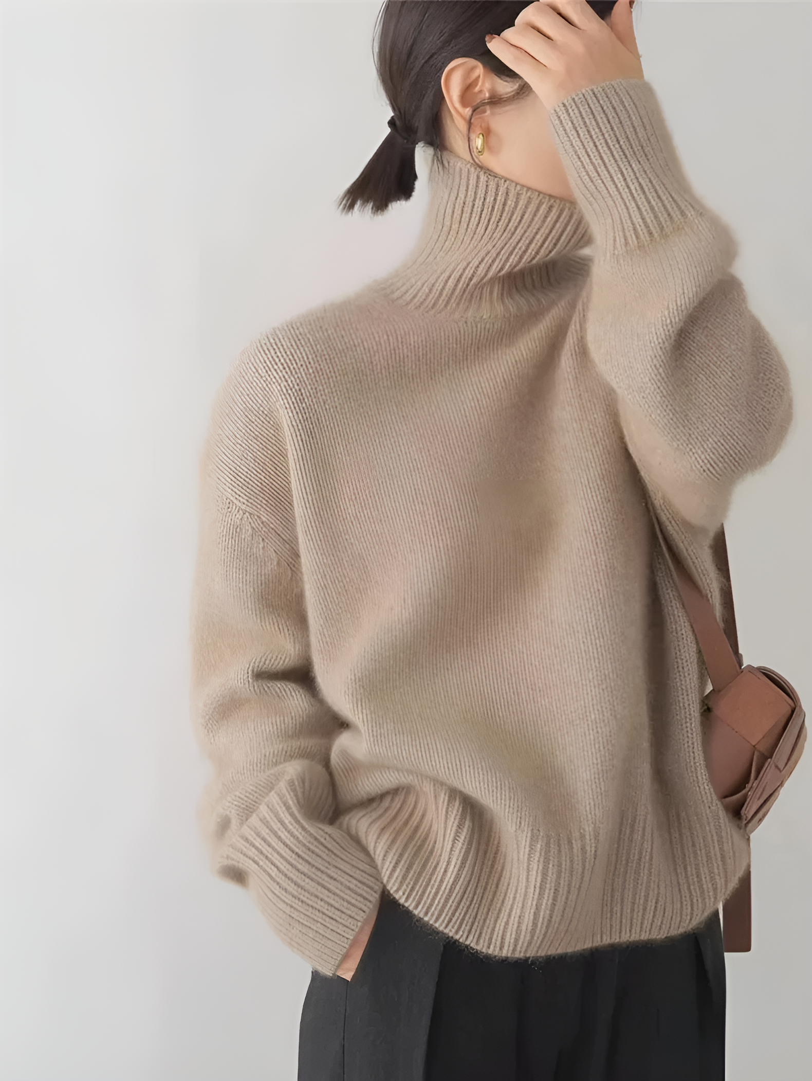 Adelina | Weicher Kaschmir Rollkragenpullover für Damen