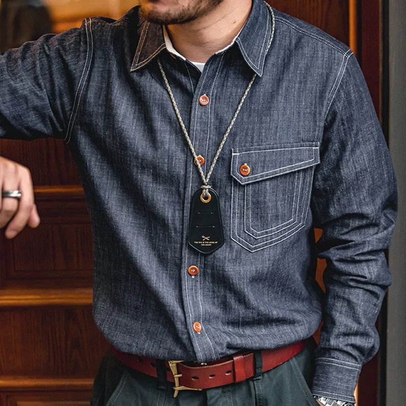 Björn | Klassische Jeanshemd für zeitlose Herrenstil