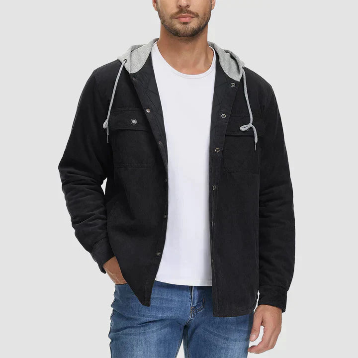 Liam - Lässige Winter-Steppjacke mit Kapuze für Herren