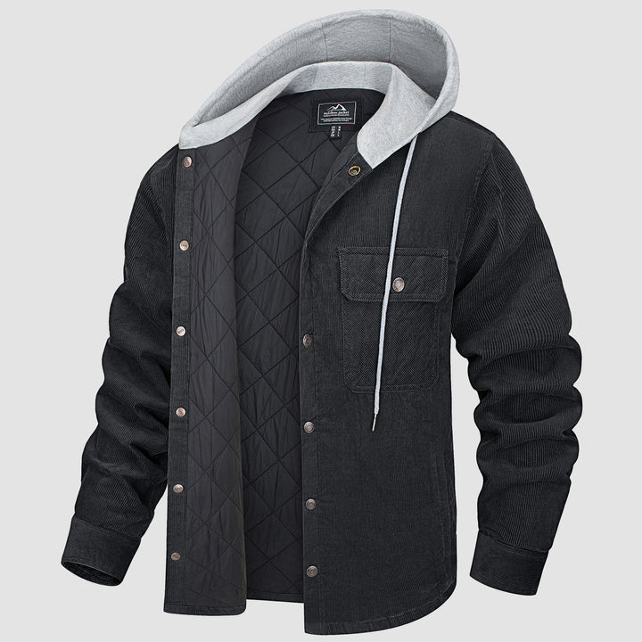 Max - Gefütterte Steppjacke mit Kapuze für Männer