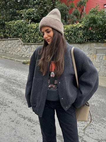 Geknöpfte Jacke für Damen
