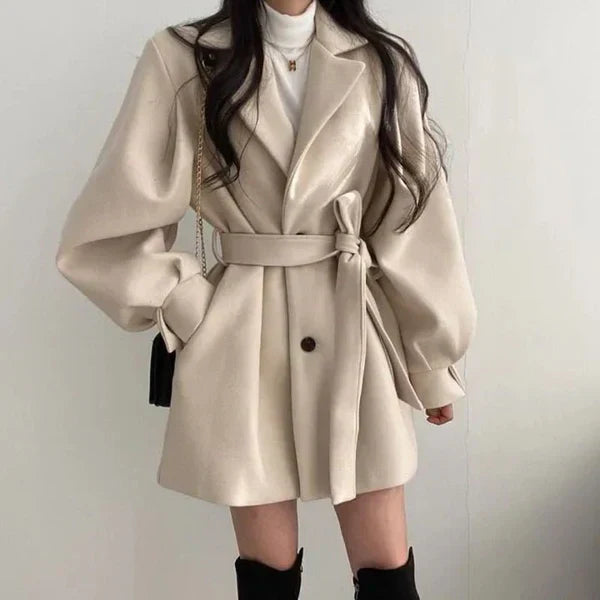 Eleganter, Figurbetonter Damen Mantel