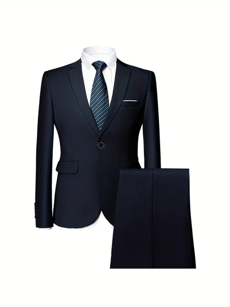 Farbe Anzüge Revers Business Anzug Jacke für formelle Anlässe
