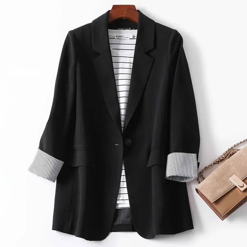 Clair - Schick Herbst Trendy Patchwork Blazer für Damen