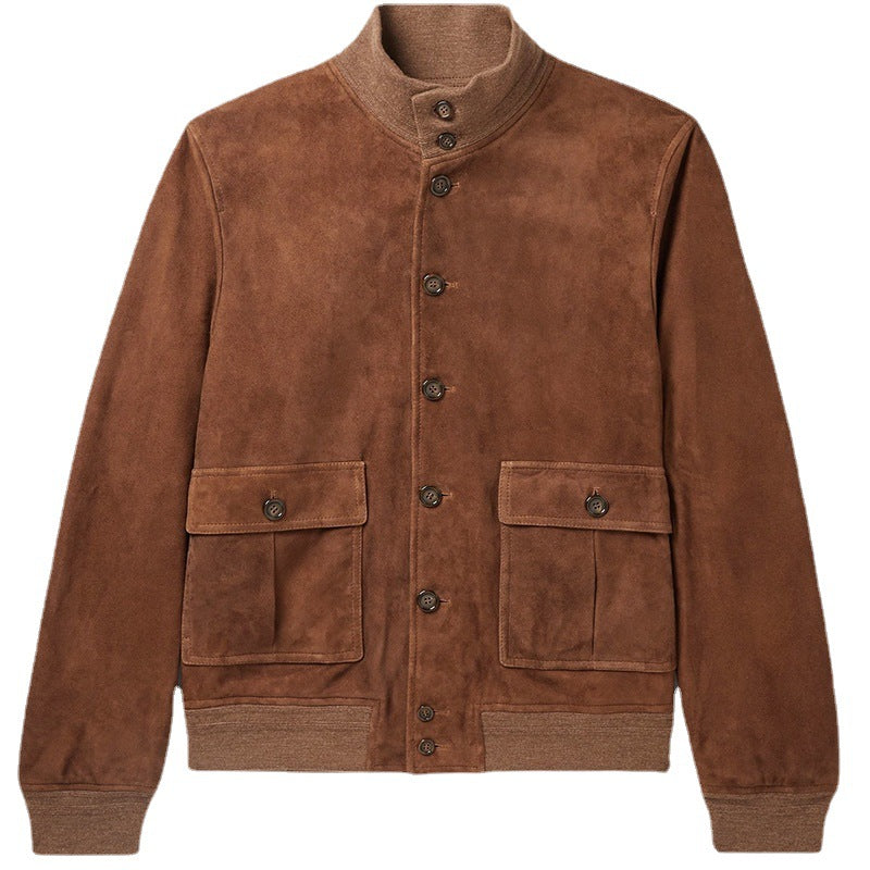 Knopfjacke mit Fronttaschen für Herren