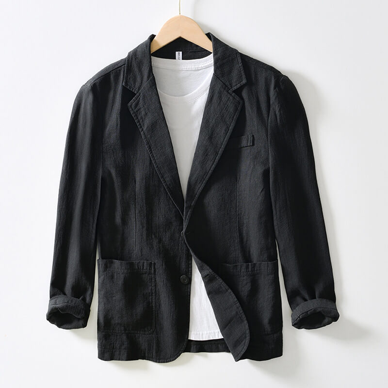Trendiger strukturierter Blazer für Männer