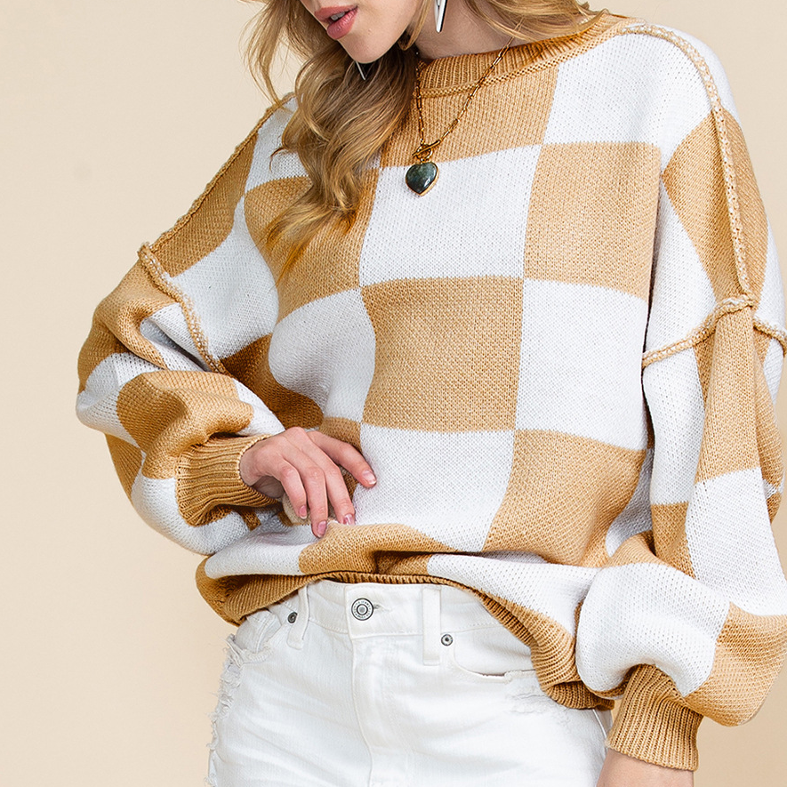 Lara - Eleganter Herbst Bequemer Dicker Strickpullover für Damen