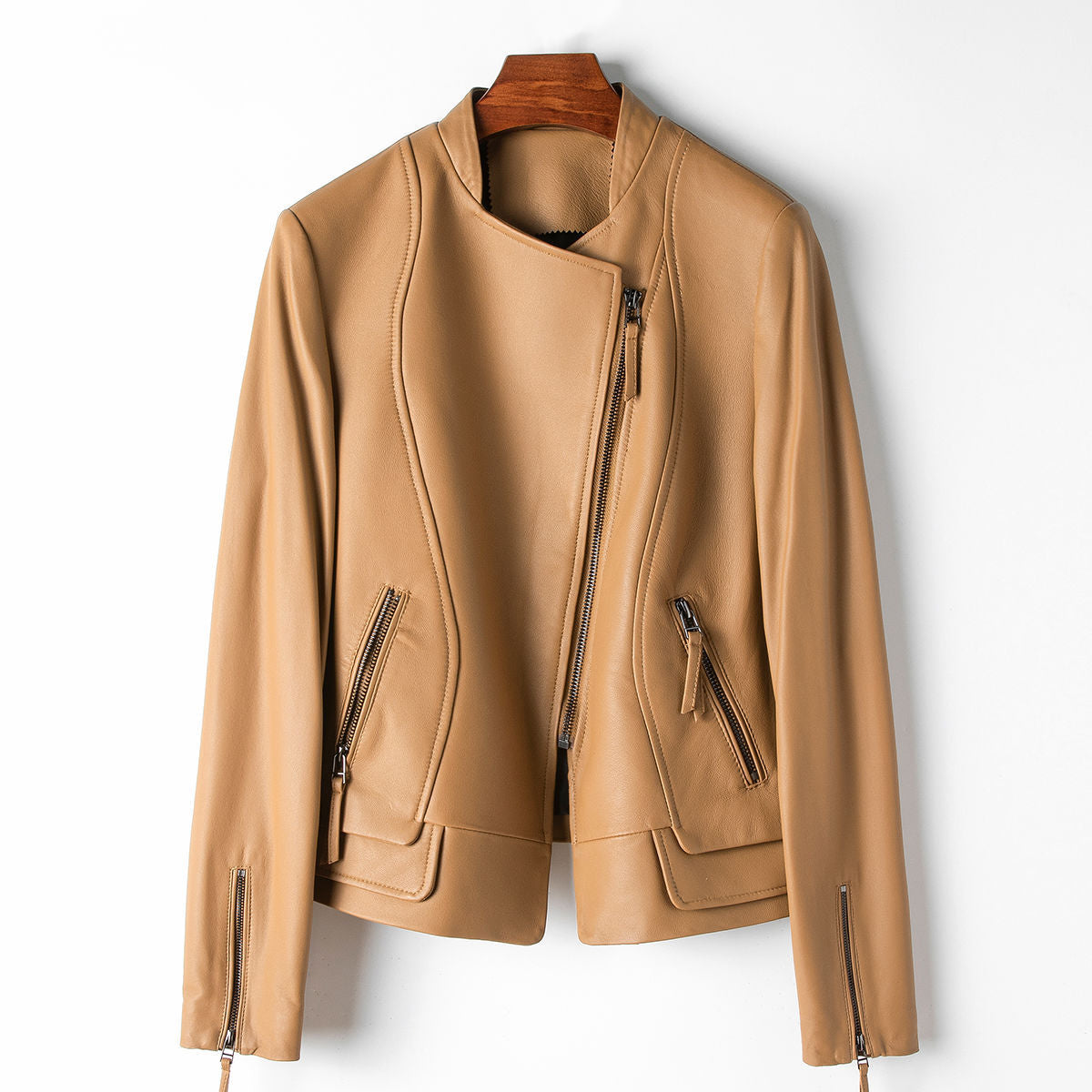 Lara - Punk Winter Lederjacke für Damen
