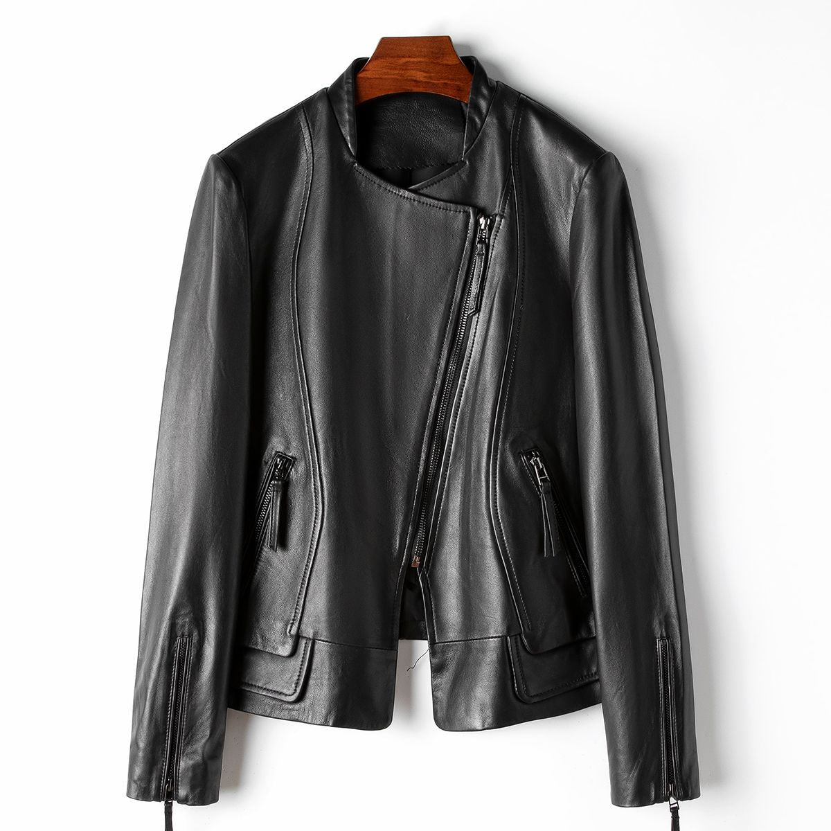Lara - Punk Winter Lederjacke für Damen