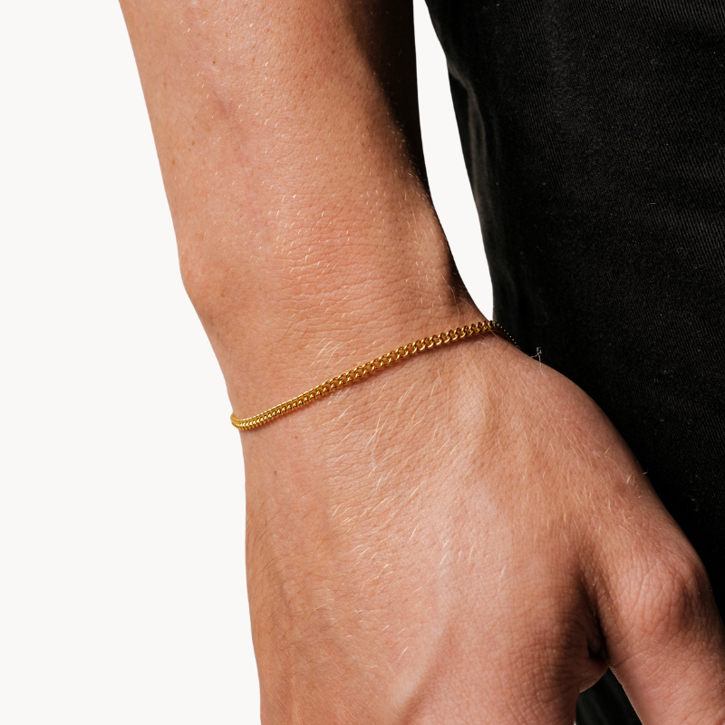 Cuban Bracelet 2MM (Gold)