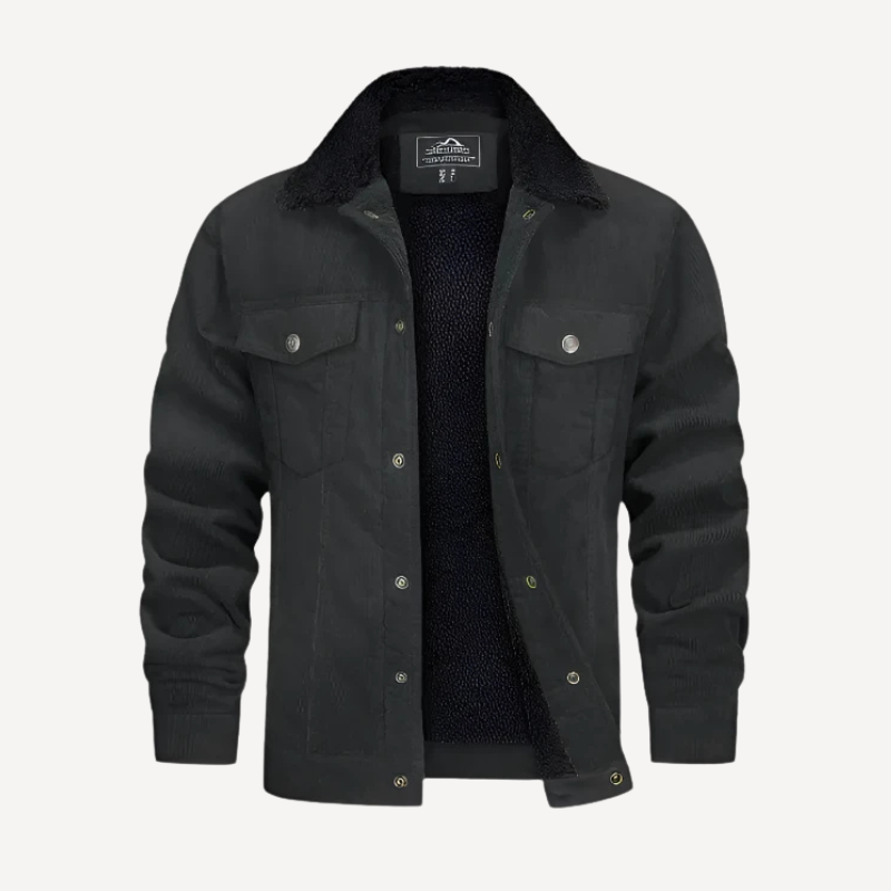 Alfred | Gemütliche Cord Design Herrenjacke
