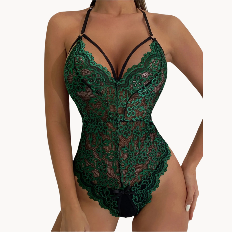 Yolanthe | Feminine Floral Embellishment Damen Korsett Body