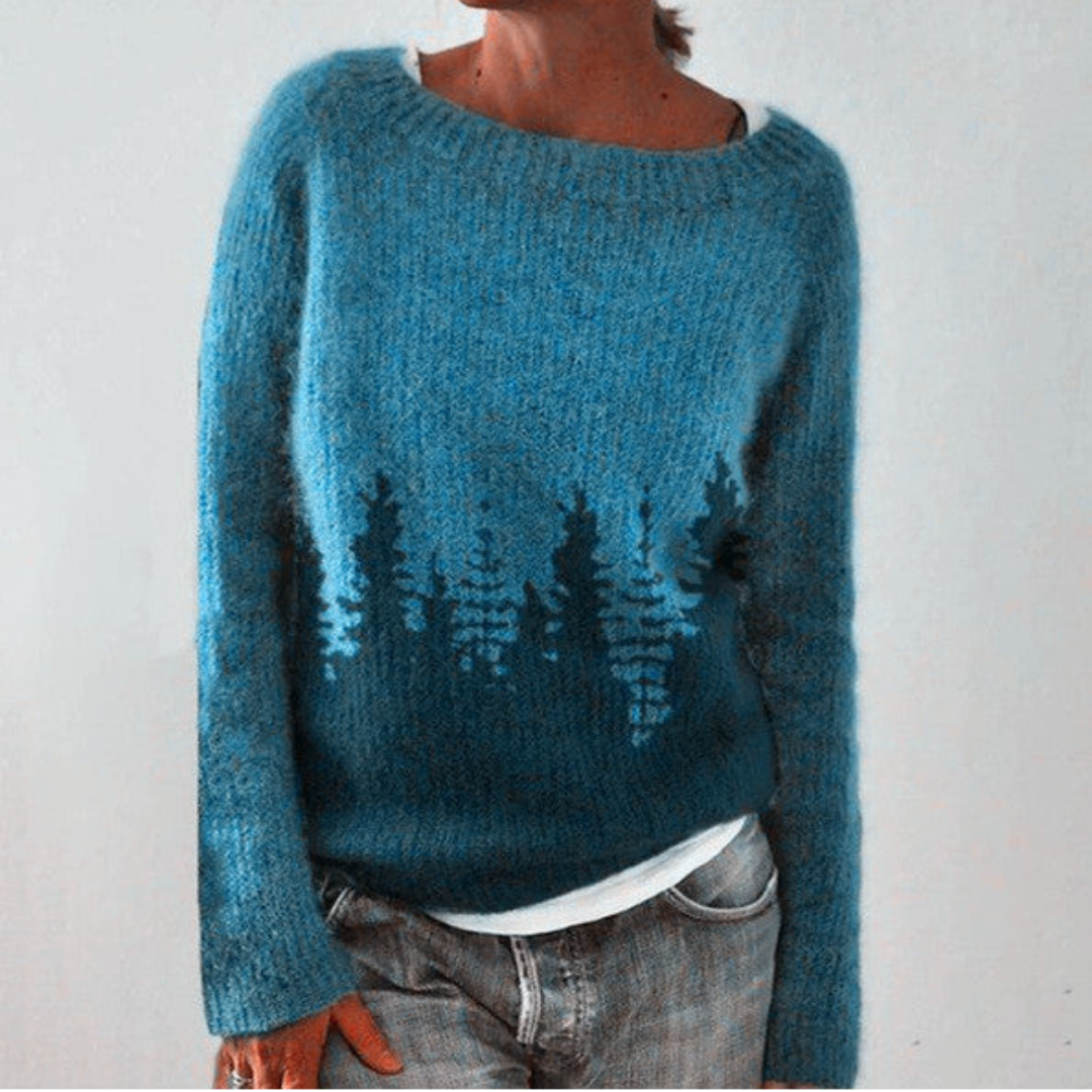 Rosa | Damen Strick Pullover | Norweger