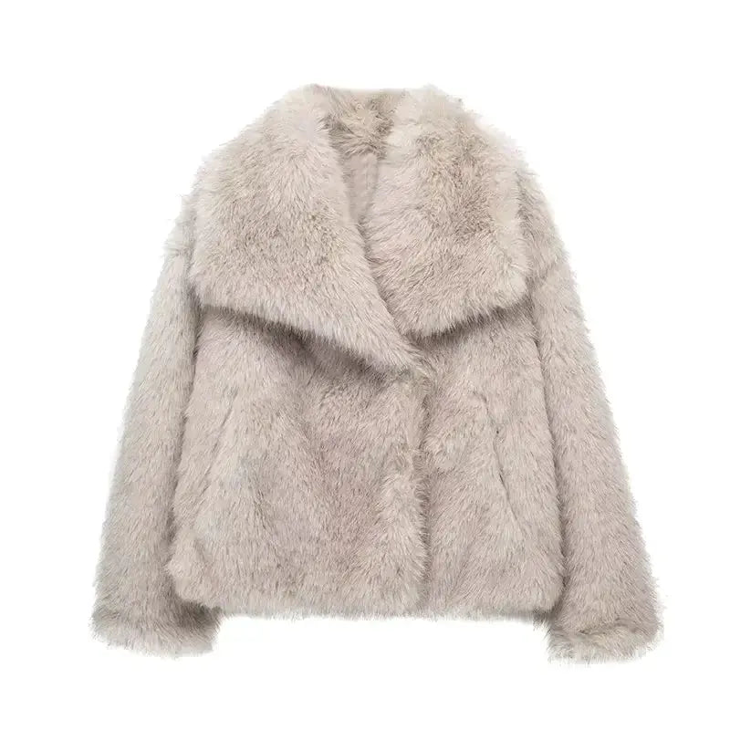 Mia | Eleganter Pelzmantel für Damen