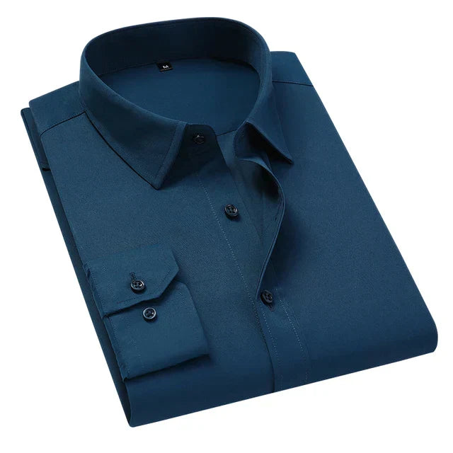 Oliver | Herren Formelles Langarmhemd mit Tasche