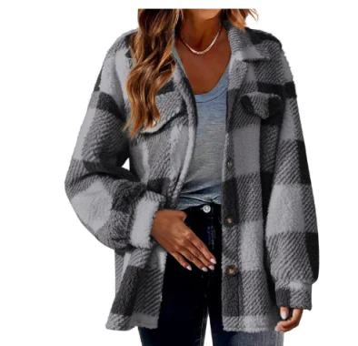 Button-Down-Jacke für Damen