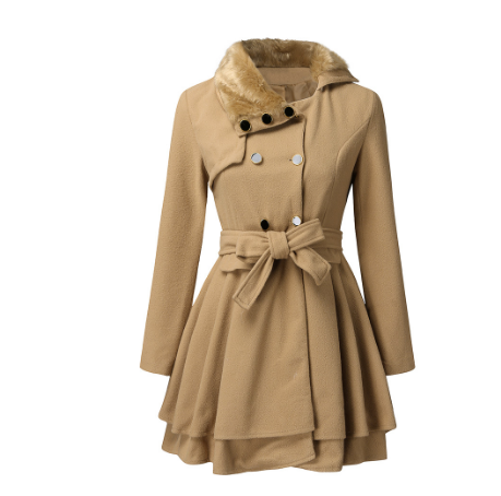 Wintermantel mit Gürtel für Damen