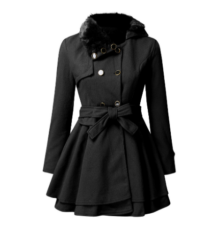 Wintermantel mit Gürtel für Damen
